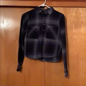 Cropped flannel